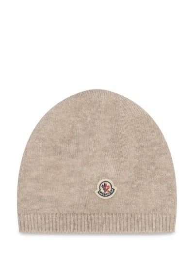 Moncler Cashmere Hat In Brown