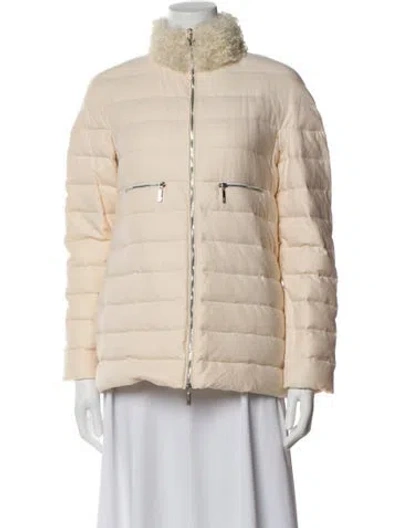 Pre-owned Moncler Cashmere Jacket In Neutral