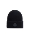 Moncler Cashmere Knitted Hat In Black