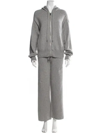 Pre-owned Moncler Cashmere Lounge Set In Grey