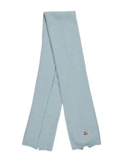 Pre-owned Moncler Cashmere Scarf In Blue