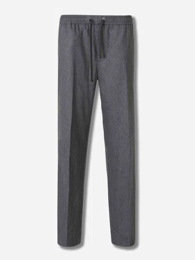 Moncler Cashmere Sport Pants In Gray