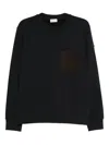 Moncler Cashmere Sweatshirt In Black