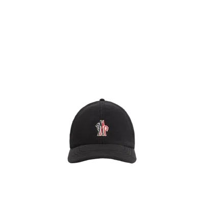 Moncler Casquette En Polartec In Black