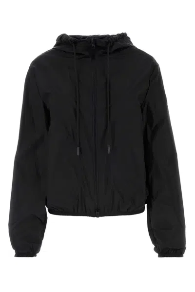 Moncler Cassie Hooded Jacket In Black