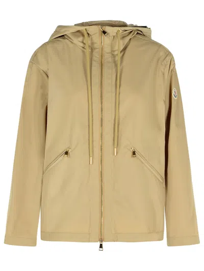 Moncler Cassiopea Cream Polyester Jacket