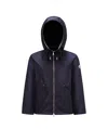 Moncler Cassiopea Hooded Jacket In Blue