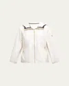 Moncler Cassiopea Hooded Utility Jacket In Natural