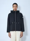 Moncler Cassiopea Windbreaker Polyester Noir In Blue