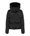 Moncler Castelnou Nylon Down Jacket In Black
