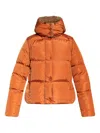 Moncler Castelnou Quilted Jacket In Orange