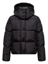 Moncler Castelnou Short Down Jacket In Black