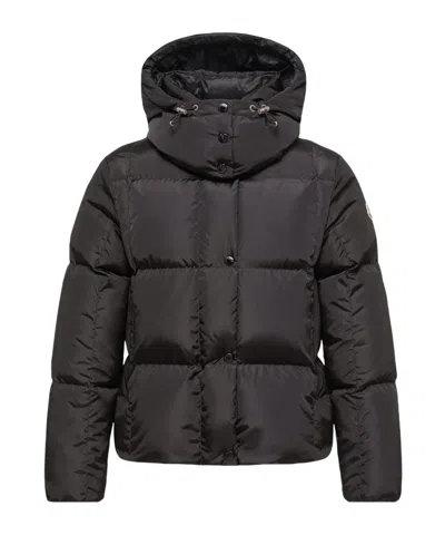 Moncler Castlenew Hooded Down Jacket In Black