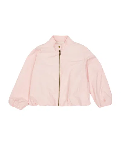 Moncler Kids' Casual And Stylish Jacket In Pink