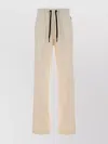 Moncler Casual Flannel Joggers Featuring Seam Detailing In Neutral