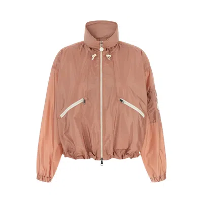 Pre-owned Moncler Casual Marmacy Jacket 'tan' | Women's Size 1 In Brown