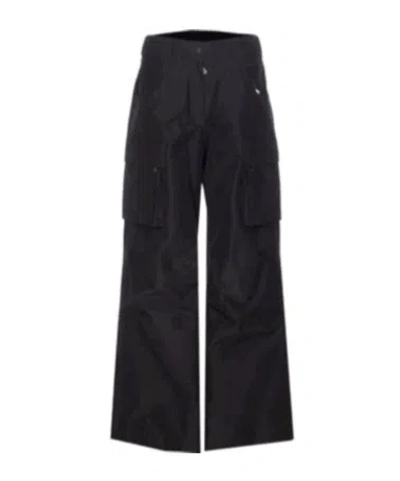 Moncler Casual Pants With Belt Loops In Black