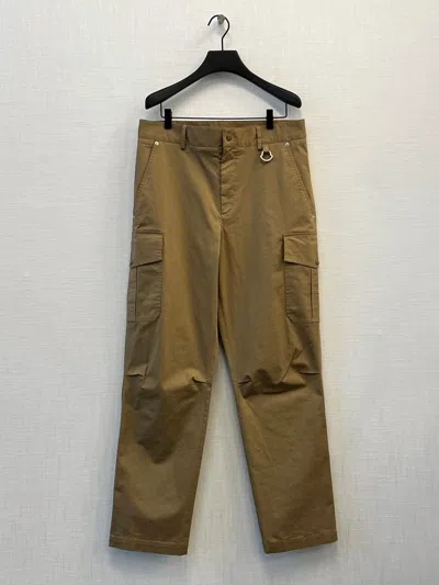 Moncler Casual Pants With Belt Loops In Brown