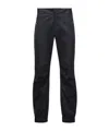 Moncler Casual Pants With Logo Affixed In Black