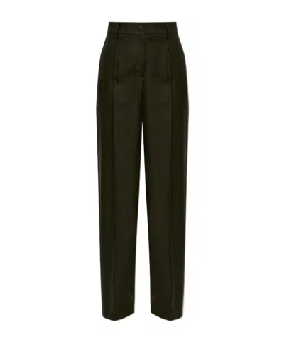 Moncler Casual Trousers With Belt Loops In Green