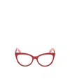 Moncler Cat-eye Frame Flat Mirror In Red