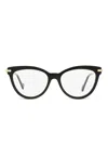 Moncler Cat Eye Glasses In Black