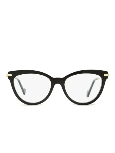 Moncler Cat Eye Glasses In Black