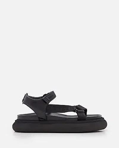 Pre-owned Moncler Catura Sandals In Black