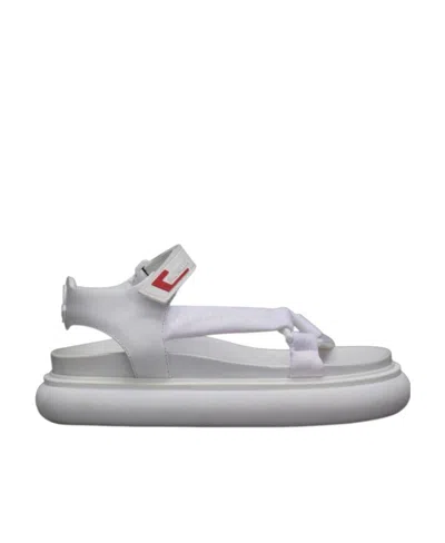 Moncler Catura Thick-soled Sandals In White