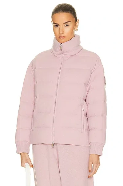 Moncler Cayeux Cashmere Jacket In Pink