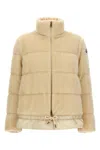 Moncler Cedra Teddy Short Down Jacket In Neutral