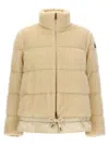 Moncler Cedre Puffer Jackets Beige In Neutral