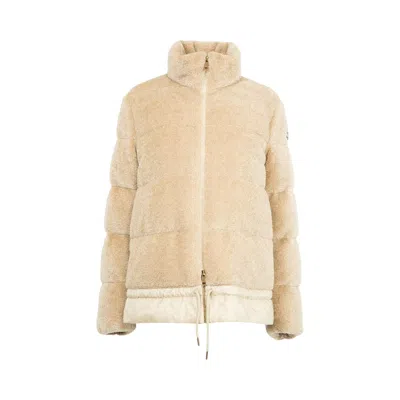 Pre-owned Moncler Cedre Jacket 'tan' | Women's Size 3 In Brown
