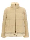 Moncler Cedre Puffer Jackets Beige In Neutral