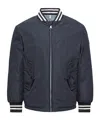 Moncler Cemal Reversible Down Bomber Jacket In Blue