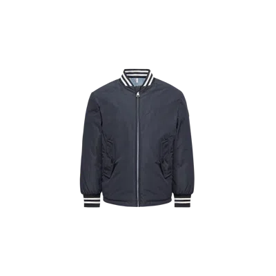 Moncler Kids' Bomber Réversible Cemal, Garçons, Bleu, Taille: 8a In Blue