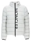 Moncler Down Jacket With Print In White