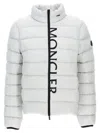 Moncler Down Jacket With Print In White