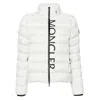 Moncler Cerces Logo Puffer Jacket In White