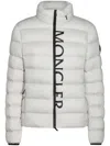 Moncler Logo-print Puffer Jacket In White
