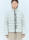 Moncler Cerces Short Down Jacket In Grey