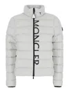 Moncler Down Jacket With Print In Multicolor