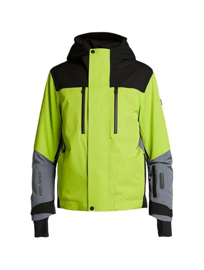 Moncler Men's Cerniat Colorblock Ski Jacket In Green