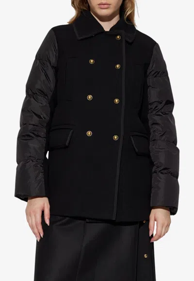 Moncler Chaillo Short Down Coat In Black