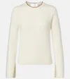 Moncler Chain-detail Wool And Cashmere Sweater