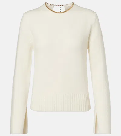 Moncler Chain-detail Wool And Cashmere Sweater