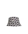 Moncler Logo Monogram Bucket Hat In Black