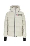 Moncler 'pramint' White Technical Nylon Down Jacket