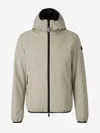 Moncler Chalves Hooded Coat In Neutral