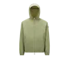 Moncler Relaxed Fit Jacket Elastic Cuffs In Green
